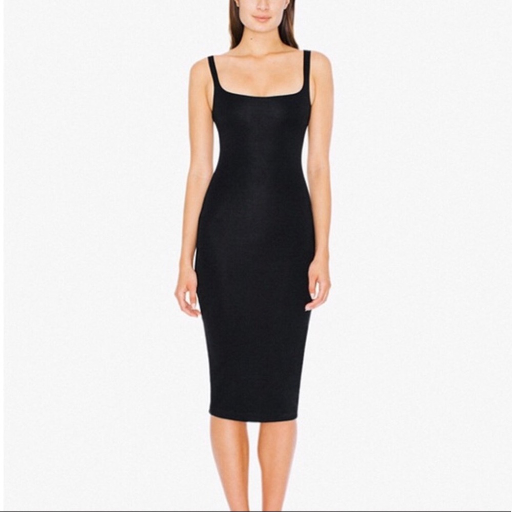 American Apparel Ponte Dress - Black